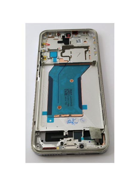 Pantalla lcd para Xiaomi 14 mas tactil negro con marco blanco 56000500N300 Service Pack