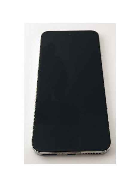 Pantalla lcd para Xiaomi 14 mas tactil negro con marco blanco 56000500N300 Service Pack