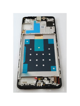 Pantalla lcd para Samsung Galaxy M55 mas tactil negro con marco negro GH81-25791A Service Pack