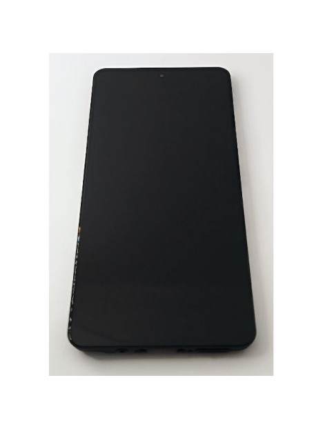 Pantalla lcd para Samsung Galaxy M55 mas tactil negro con marco negro GH81-25791A Service Pack