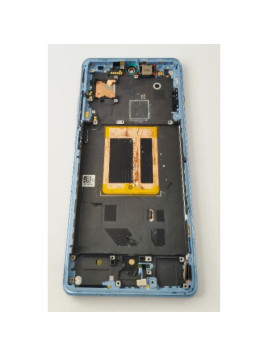 Pantalla lcd para Oneplus Ace 3 Oneplus 12R 5G mas tactil negro mas marco azul calidad premium