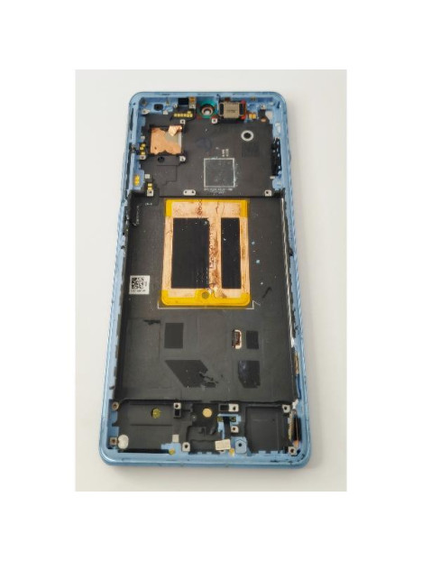 Pantalla lcd para Oneplus Ace 3 Oneplus 12R 5G mas tactil negro mas marco azul calidad premium