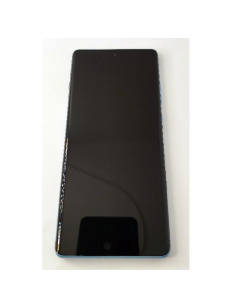 Pantalla lcd para Oneplus Ace 3 Oneplus 12R 5G mas tactil negro mas marco azul calidad premium