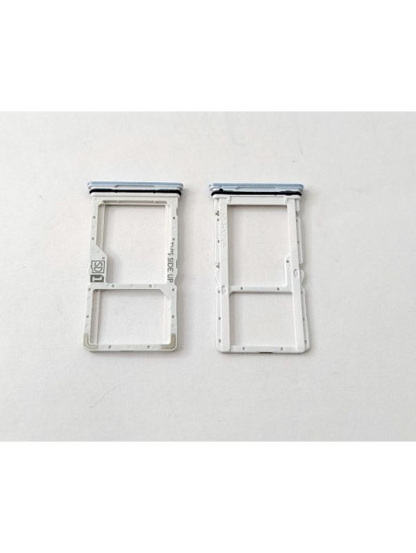 Soporte o bandeja sim azul claro Dual sim para Motorola Moto G84 5G calidad premium
