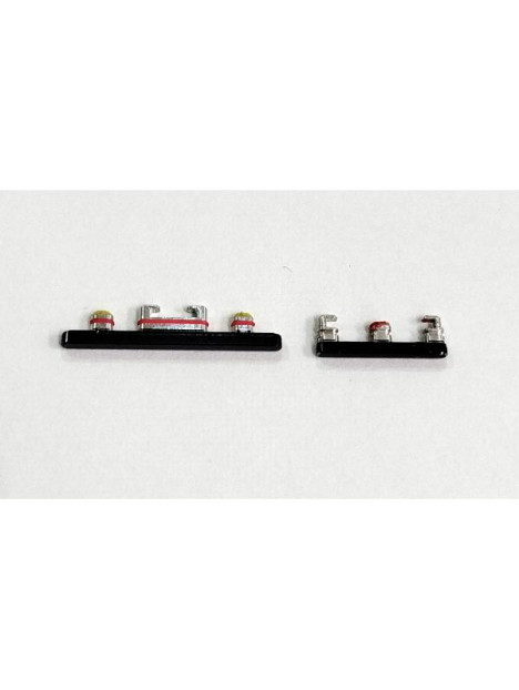 Set de 2 botones laterales negros para Oneplus 11 5G calidad premium
