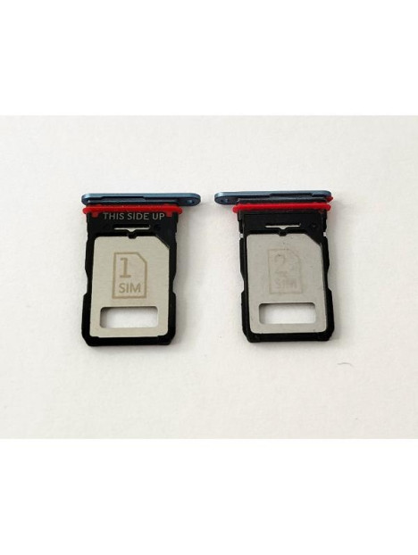Soporte o bandeja sim azul Dual sim para Motorola Edge 40 Pro calidad premium
