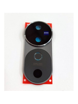 Cristal de camara para Vivo V40 5G con marco negro calidad premium