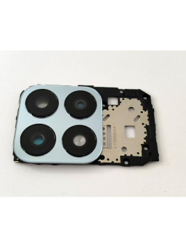 Placa de sujeccion de placa base para Huawei Honor X8A con cristal de camara plata calidad premium