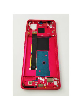 Pantalla lcd para Motorola Edge 40 5G XT2303-2 mas tactil negro con marco rojo calidad premium