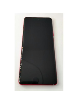Pantalla lcd para Motorola Edge 40 5G XT2303-2 mas tactil negro con marco rojo calidad premium