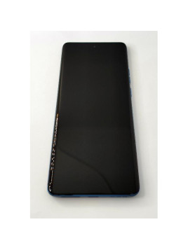 Pantalla lcd para Motorola Edge 40 5G XT2303-2 mas tactil negro con marco azul calidad premium