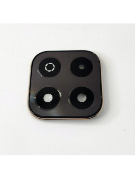 Cristal de camara para Huawei Honor X6B con marco negro calidad premium