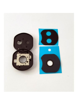 Cristal de camara para Huawei Honor 90 Lite con marco gris calidad premium