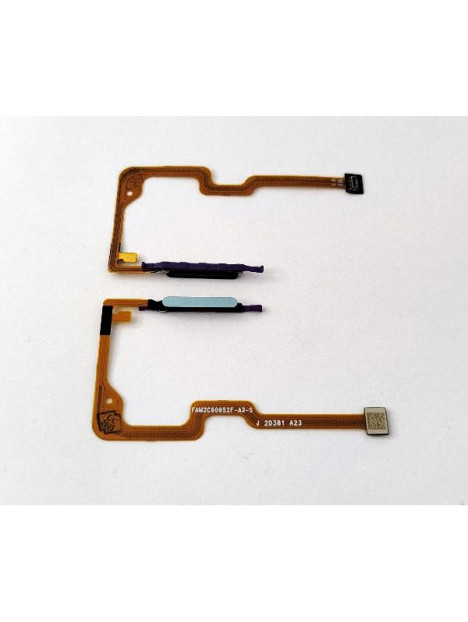 Flex sensor de huella plata para Huawei Honor X6A calidad premium