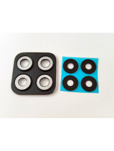 Cristal de camara para Huawei Honor X8B con marco negro calidad premium