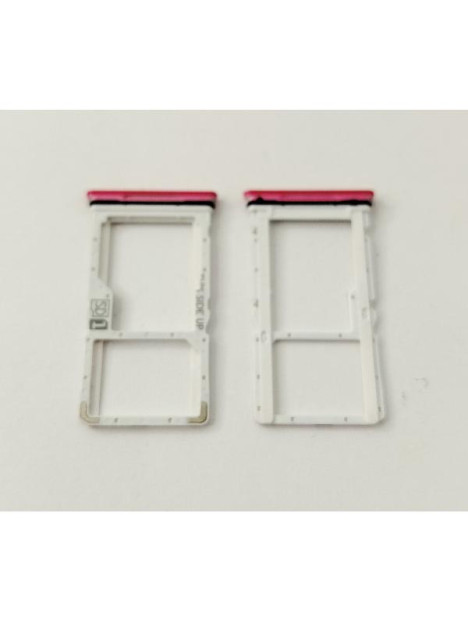 Soporte o bandeja sim roja Dual sim para Motorola Moto G84 5G calidad premium