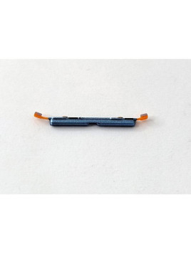 Boton volumen azul claro para Motorola Moto G54 5G XT-2343-1 calidad premium