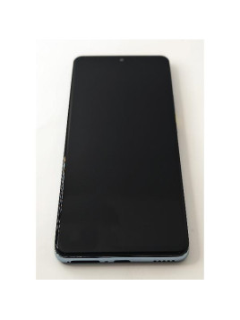 Pantalla lcd para Oppo Reno 10 5G CPH2531 mas tactil negro con marco azul compatible TFT