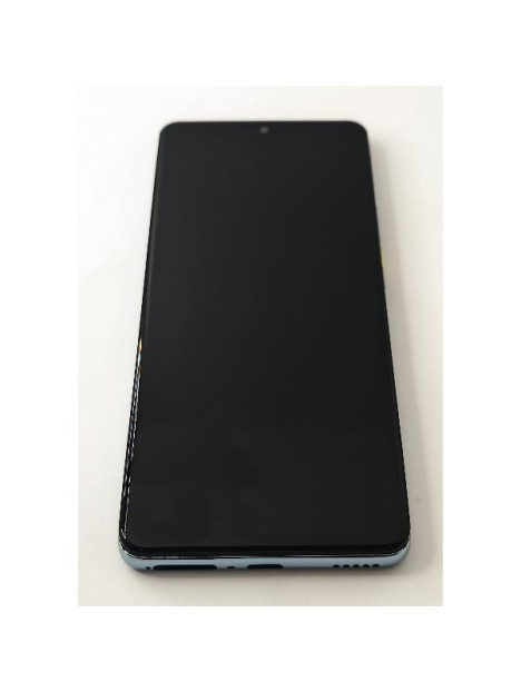 Pantalla lcd para Oppo Reno 10 5G CPH2531 mas tactil negro con marco azul compatible TFT