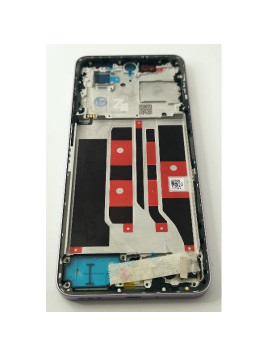 Pantalla lcd para Oppo Reno 11 F 5G CPH2603 mas tactil negro con marco morado compatible TFT