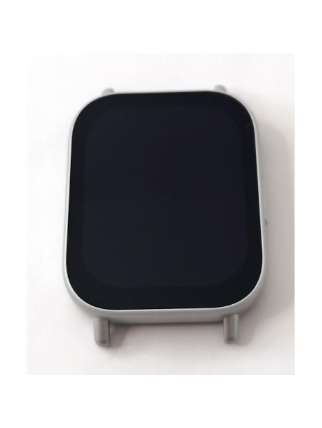 Pantalla lcd para Xiaomi Redmi Watch 5 Lite mas tactil negro con marco plata calidad premium