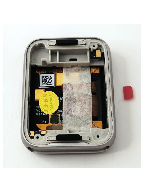 Pantalla lcd para Xiaomi Mi Smart Band 9 Pro mas tactil negro con marco plata calidad premium