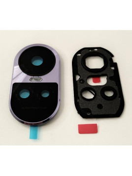 Cristal de camara para Oppo Reno 10 Pro con marco morado calidad premium