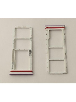 Soporte o bandeja sim morada Dual sim para Motorola Moto E14 calidad premium