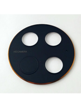 Cristal de camara para Oukitel WP28E con marco negro calidad premium