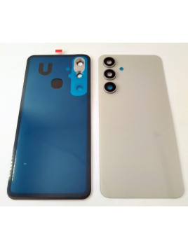 Tapa trasera o tapa bateria dorada para Samsung Galaxy S24 FE 5G S721 con cristal de camara