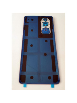 Tapa trasera o tapa bateria morada para Vivo V40 5G con cristal de camara