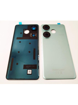 Tapa trasera o tapa bateria verde para Xiaomi Poco F6 5G con cristal de camara