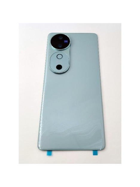 Tapa trasera o tapa bateria azul para Vivo V40 5G con cubierta de camara