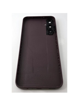 Tapa trasera o tapa bateria morada para Samsung Galaxy A14 4G A145 con cristal de camara