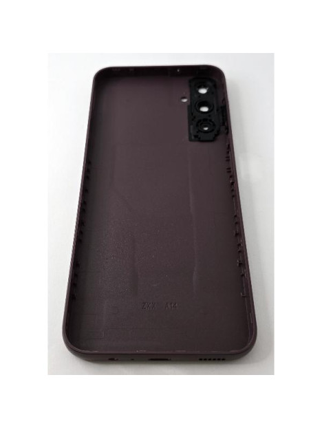 Tapa trasera o tapa bateria morada para Samsung Galaxy A14 4G A145 con cristal de camara