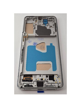 Pantalla lcd para Samsung Galaxy S21 Plus 5G G996 mas tactil negro con marco plata compatible TFT