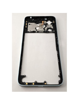 Carcasa o marco central azul para Xiaomi Redmi 13 5G con NFC