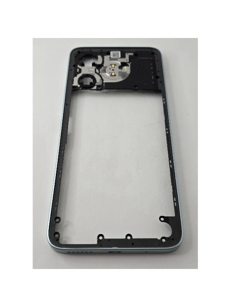 Carcasa o marco central azul para Xiaomi Redmi 13 5G con NFC