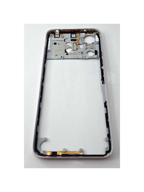 Carcasa o marco central rosa para Xiaomi Redmi 13 5G con NFC