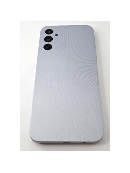 Tapa trasera o tapa bateria plata para Samsung Galaxy A14 4G A145 con cristal de camara