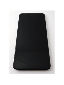 Pantalla lcd para ZTE Blade A75 5G mas tactil negro con marco negro calidad premium