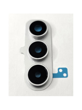 Cristal de camara para Samsung Galaxy S24 FE 5G S721 con marco plata calidad premium