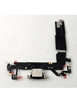 Flex puerto de carga negro para iPhone 16 A3287 A3081 A3286 A3288 calidad premium