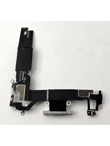 Flex puerto de carga blanco para iPhone 16 A3287 A3081 A3286 A3288 calidad premium