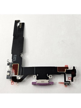 Flex puerto de carga rosa para iPhone 16 A3287 A3081 A3286 A3288 calidad premium