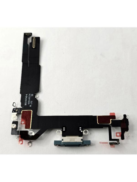 Flex puerto de carga verde para iPhone 16 A3287 A3081 A3286 A3288 calidad premium