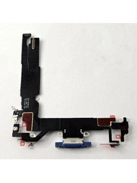 Flex puerto de carga azul para iPhone 16 A3287 A3081 A3286 A3288 calidad premium