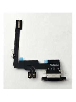 Flex puerto de carga negro para iPhone 16 Pro A3293 A3083 A3292 A3294 calidad premium