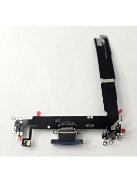 Flex puerto de carga azul para iPhone 16 Plus A3290 A3082 A3289 A3291 compatible