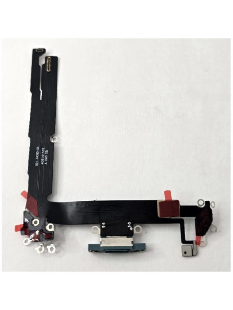 Flex puerto de carga verde para iPhone 16 Plus A3290 A3082 A3289 A3291 compatible